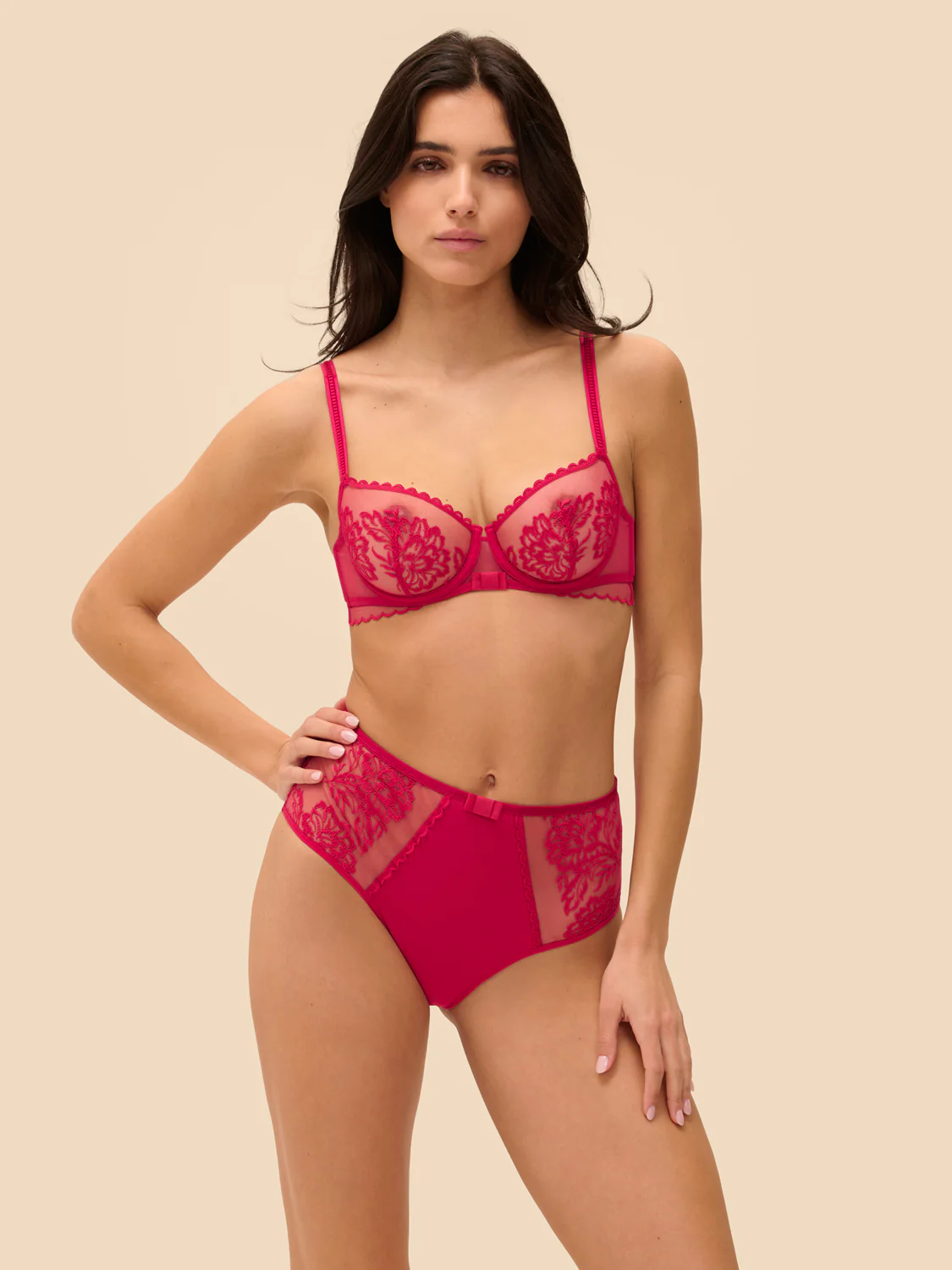 Romance Retro Brief - Cranberry - Image 3